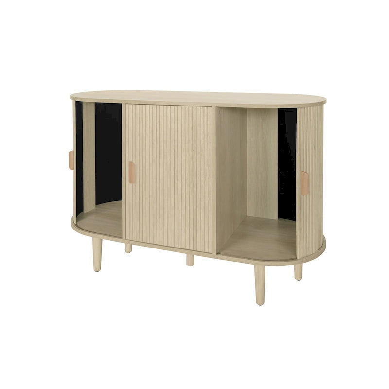 Armoire de rangement d'appoint à 3 portes