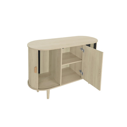Armoire de rangement d'appoint à 3 portes