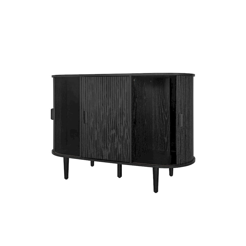 Armoire de rangement d'appoint à 3 portes