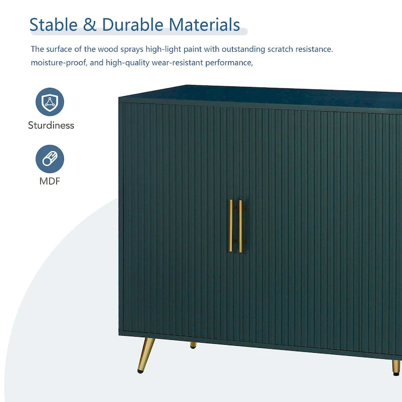 Meuble TV en bois avec armoire de rangement et étagères réglables, console multimédia pour salon ou chambre