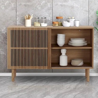 Buffet/meuble de rangement d'appoint en chêne massif de 48 pouces