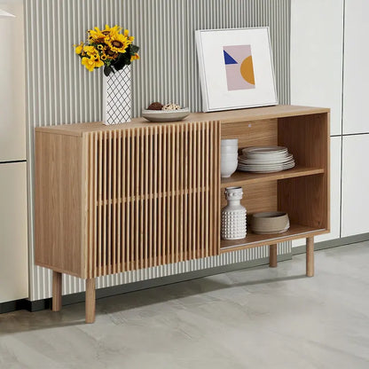 Buffet/meuble de rangement d'appoint en chêne massif de 48 pouces