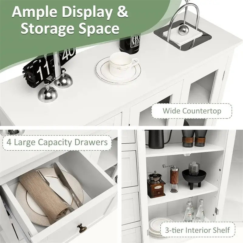 Buffet/meuble de rangement - 12 po P x 36 po L x 37 po H