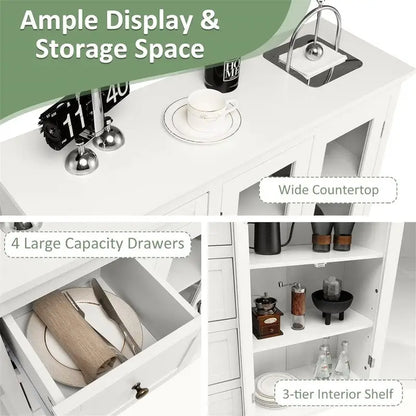 Buffet/meuble de rangement - 12 po P x 36 po L x 37 po H