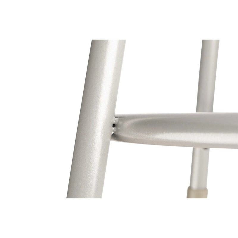 Tabouret en acier rembourré de vinyle robuste NPS 24, gris