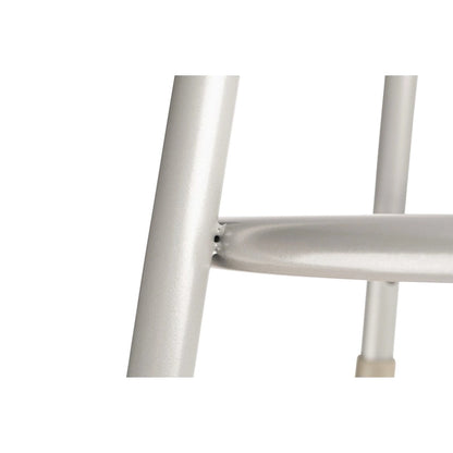 Tabouret en acier rembourré de vinyle robuste NPS 24, gris