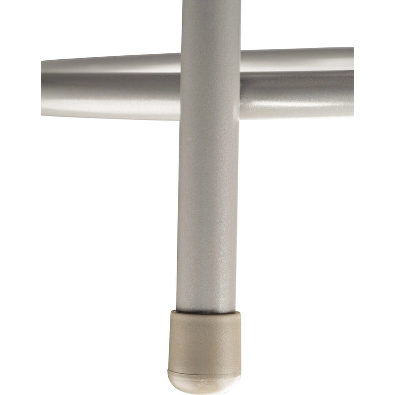 Tabouret en acier rembourré de vinyle robuste NPS 24, gris
