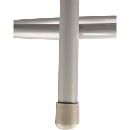 Tabouret en acier rembourré de vinyle robuste NPS 24, gris