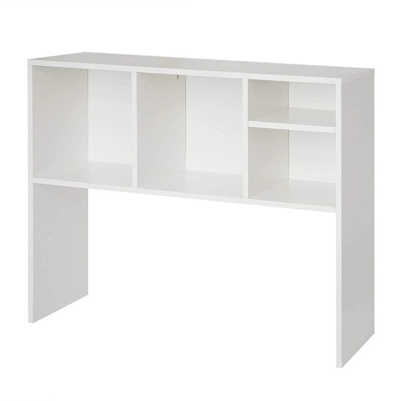 Bureau-bibliothèque Cube en bois blanc de DormCo