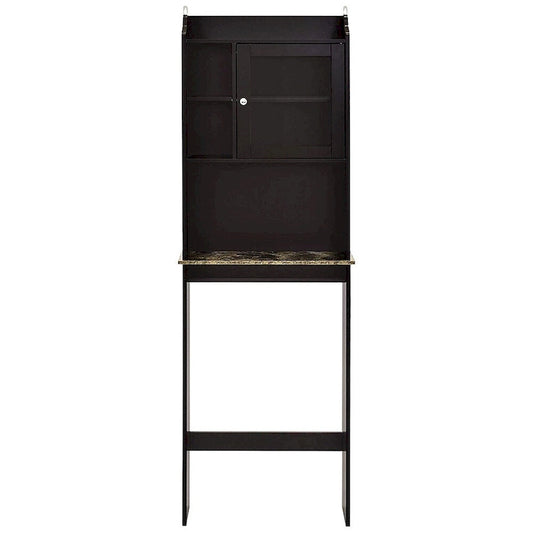 Armoire de rangement en bois gain de place à placer au-dessus des toilettes pour la maison