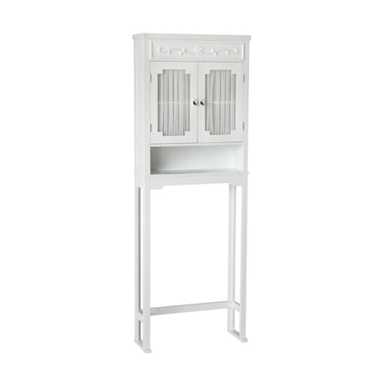 Meuble de rangement en bois Teamson Home Lisbon à placer au-dessus des toilettes