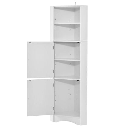 Armoire de rangement de salle de bain à 5 niveaux, armoire de rangement de salle de bain mince