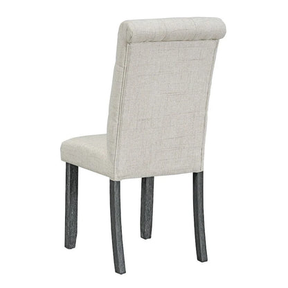 Ensemble de table à manger rectangulaire rétro 6 pièces pour 6 personnes