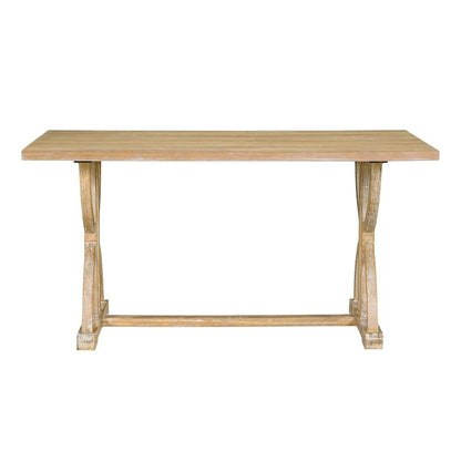 Ensemble de table à manger rectangulaire rétro 6 pièces pour 6 personnes