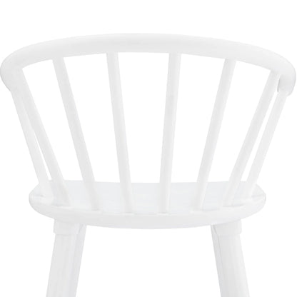 Ensemble de 2 tabourets de bar de 61 cm (24 po) de hauteur comptoir pour îlot de cuisine, en bois massif avec dossier à fuseaux.