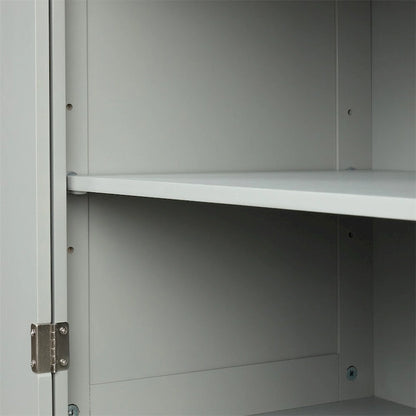 Armoire de rangement haute pour salle de bain, armoire de rangement autoportante