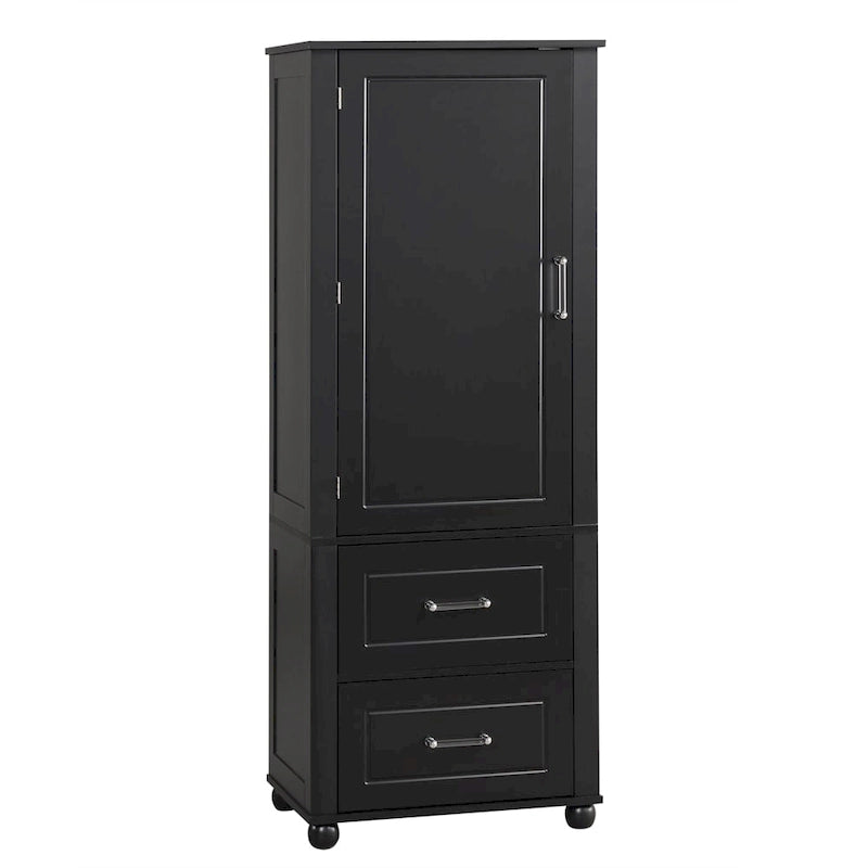 Armoire de rangement haute pour salle de bain, armoire de rangement autoportante