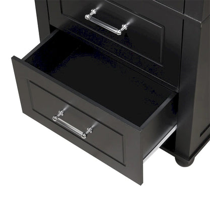Armoire de rangement haute pour salle de bain, armoire de rangement autoportante