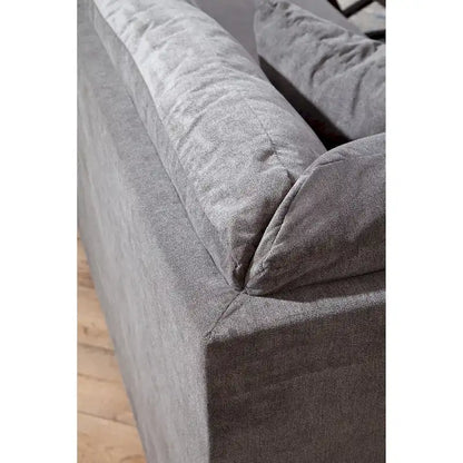 Canapé d'angle en forme de U American Furniture Classics Graphite, modèle A414V6-K2, avec 4 coussins décoratifs