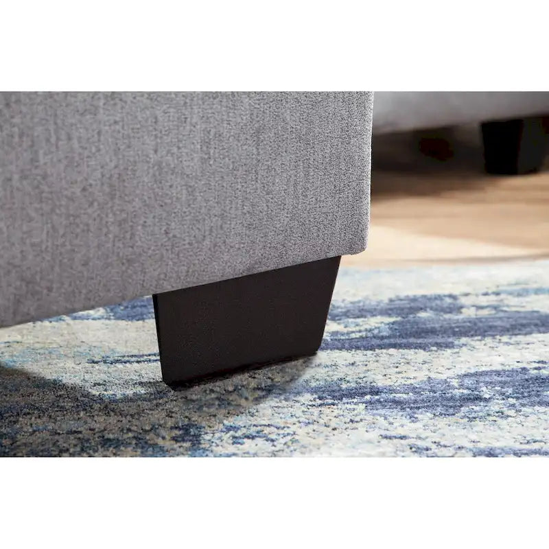 Canapé d'angle en forme de U American Furniture Classics Graphite, modèle A414V6-K2, avec 4 coussins décoratifs