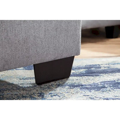 Canapé d'angle en forme de U American Furniture Classics Graphite, modèle A414V6-K2, avec 4 coussins décoratifs