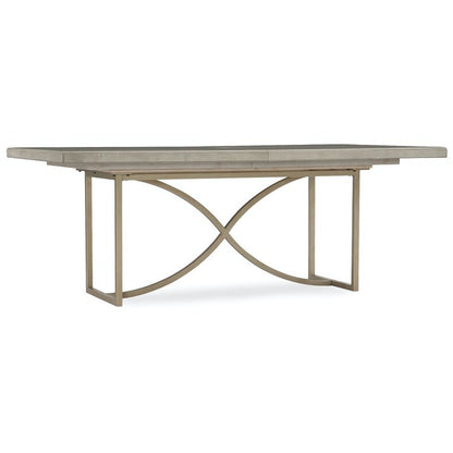 Table de salle à manger moderne et décontractée Hooker Furniture Elixir 80 à 100 avec