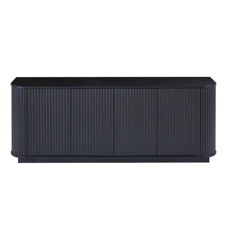 Meuble de rangement/meuble TV à motif ondulé