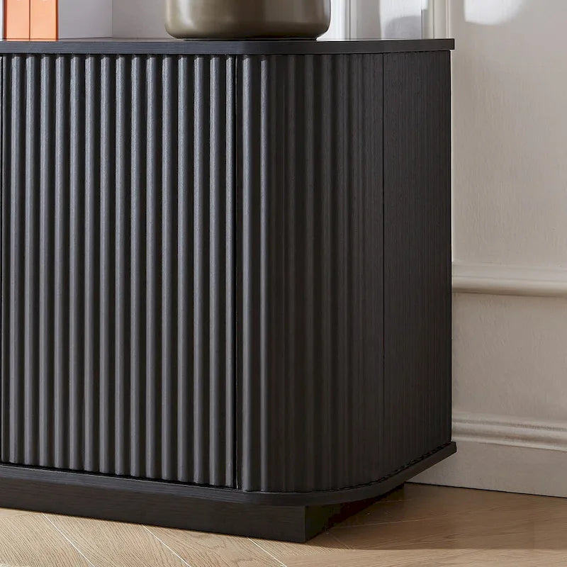 Meuble de rangement/meuble TV à motif ondulé