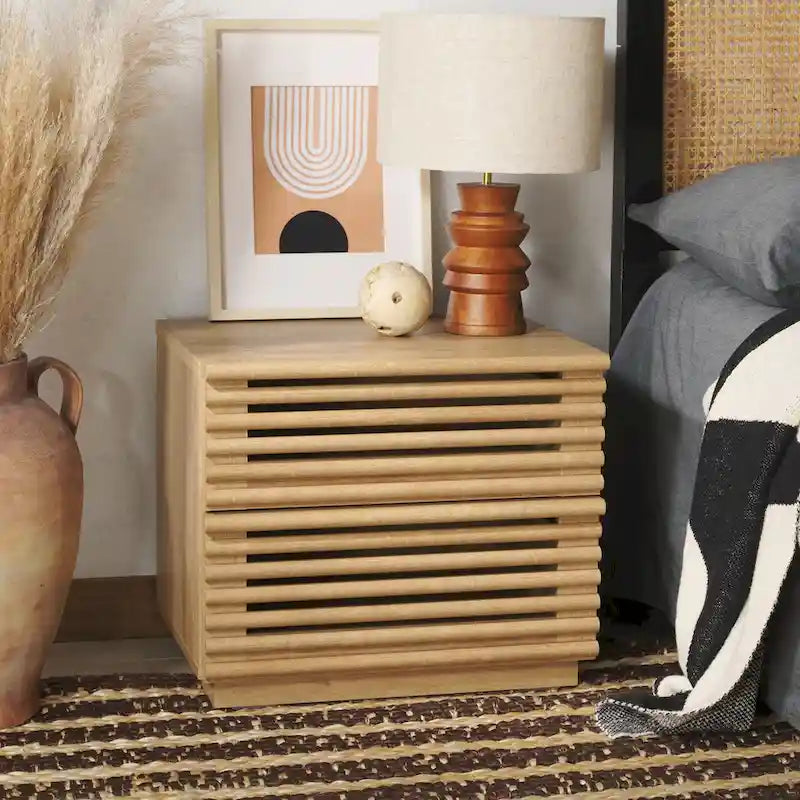 Table de chevet SAFAVIEH Home Averi à 2 tiroirs