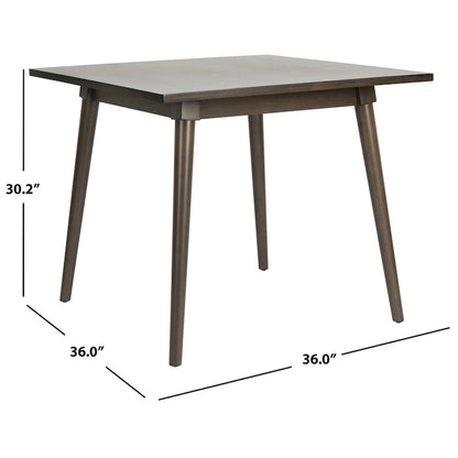 Table de salle à manger carrée Marlisa de SAFAVIEH - 91,4 x 91,4 x 76,8 cm - 91,4 cm L x 91,4 x 76,2 cm H