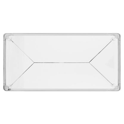 Table basse SAFAVIEH Couture Giang en acrylique argenté - 47 cm (L) x 24 cm (P) x 17 cm (H)