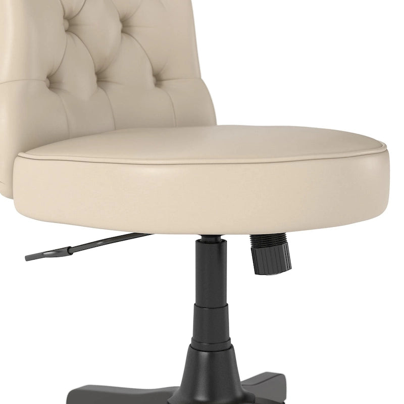 Chaise de bureau capitonnée Arden Lane à dossier mi-haut de Bush Business Furniture