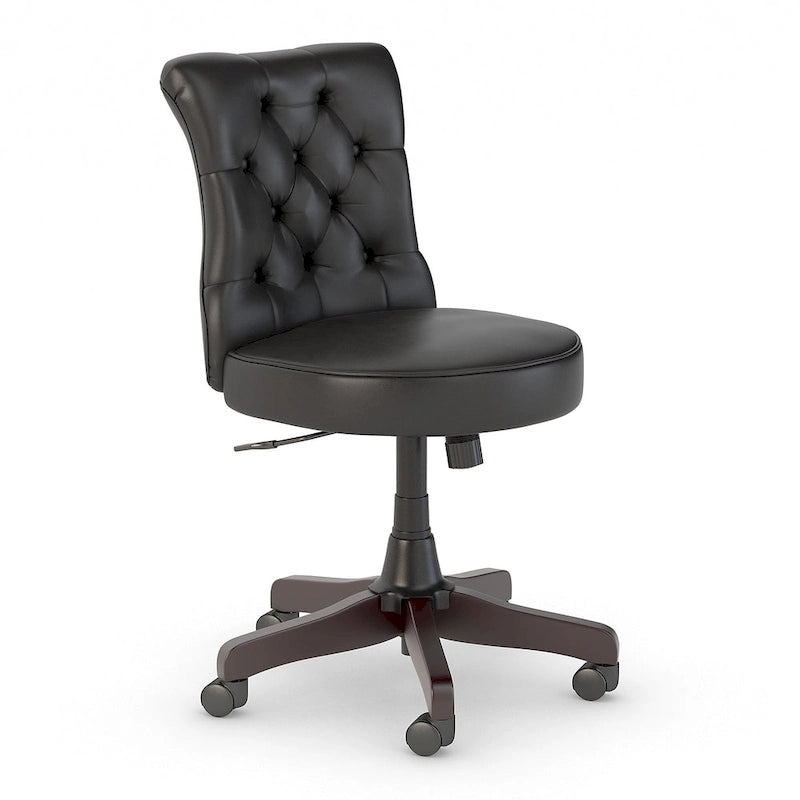 Chaise de bureau capitonnée Arden Lane à dossier mi-haut de Bush Business Furniture