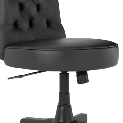 Chaise de bureau capitonnée Arden Lane à dossier mi-haut de Bush Business Furniture