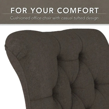 Chaise de bureau capitonnée Arden Lane à dossier mi-haut de Bush Business Furniture
