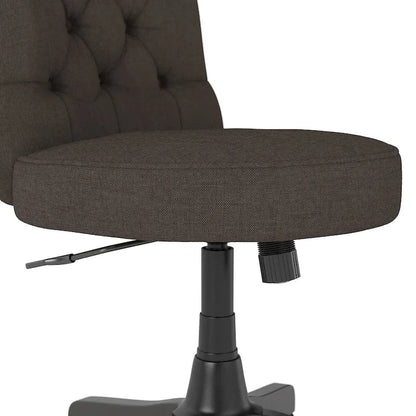 Chaise de bureau capitonnée Arden Lane à dossier mi-haut de Bush Business Furniture