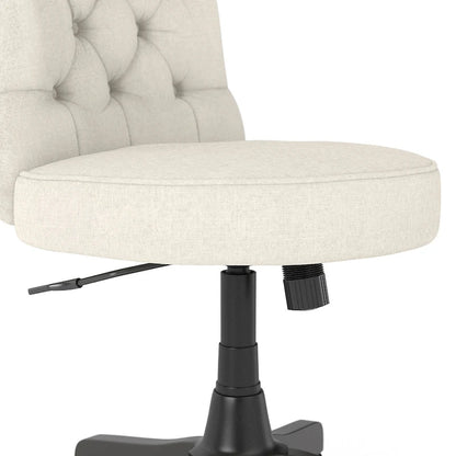 Chaise de bureau capitonnée Arden Lane à dossier mi-haut de Bush Business Furniture