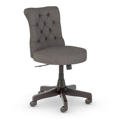 Chaise de bureau capitonnée Arden Lane à dossier mi-haut de Bush Business Furniture