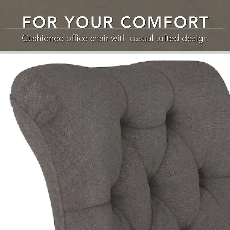 Chaise de bureau capitonnée Arden Lane à dossier mi-haut de Bush Business Furniture