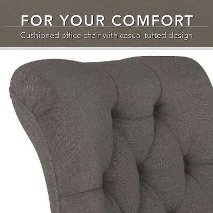 Chaise de bureau capitonnée Arden Lane à dossier mi-haut de Bush Business Furniture