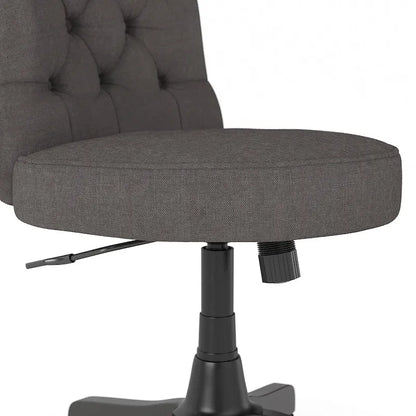 Chaise de bureau capitonnée Arden Lane à dossier mi-haut de Bush Business Furniture