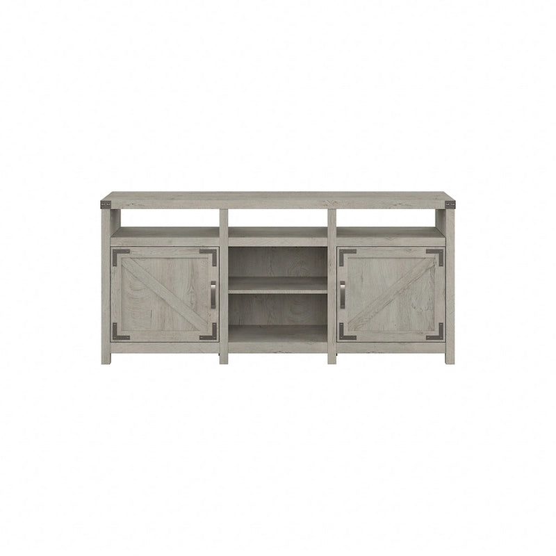 Meuble TV Cottage Grove 65W style ferme pour téléviseur 75 pouces par Bush Furniture