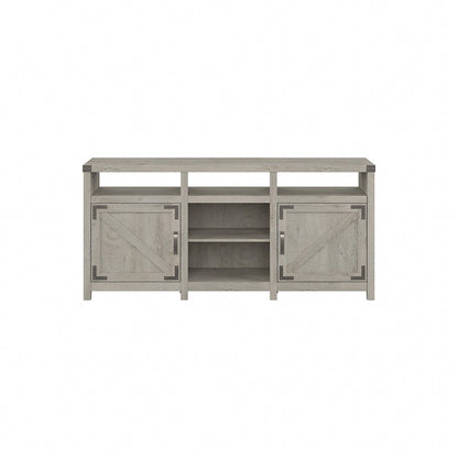 Meuble TV Cottage Grove 65W style ferme pour téléviseur 75 pouces par Bush Furniture