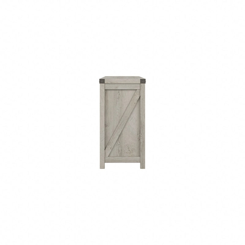 Meuble TV Cottage Grove 65W style ferme pour téléviseur 75 pouces par Bush Furniture