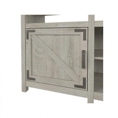 Meuble TV Cottage Grove 65W style ferme pour téléviseur 75 pouces par Bush Furniture