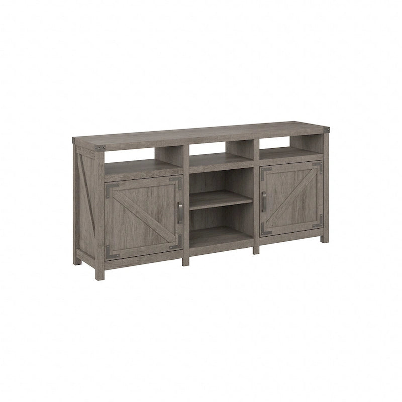 Meuble TV Cottage Grove 65W style ferme pour téléviseur 75 pouces par Bush Furniture