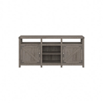Meuble TV Cottage Grove 65W style ferme pour téléviseur 75 pouces par Bush Furniture