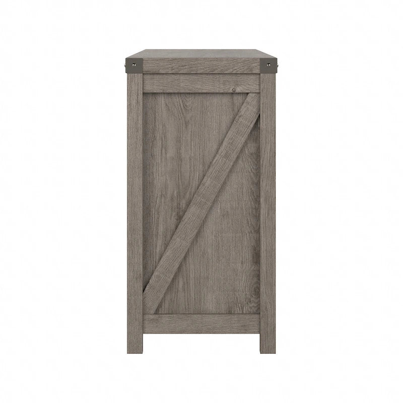 Meuble TV Cottage Grove 65W style ferme pour téléviseur 75 pouces par Bush Furniture