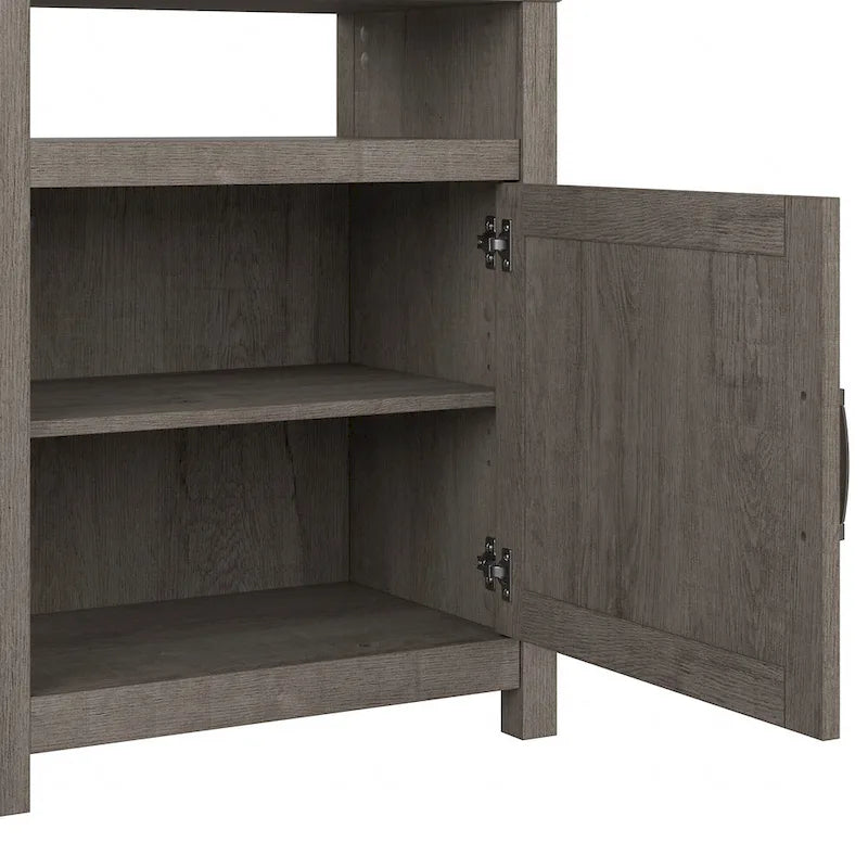 Meuble TV Cottage Grove 65W style ferme pour téléviseur 75 pouces par Bush Furniture