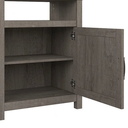 Meuble TV Cottage Grove 65W style ferme pour téléviseur 75 pouces par Bush Furniture